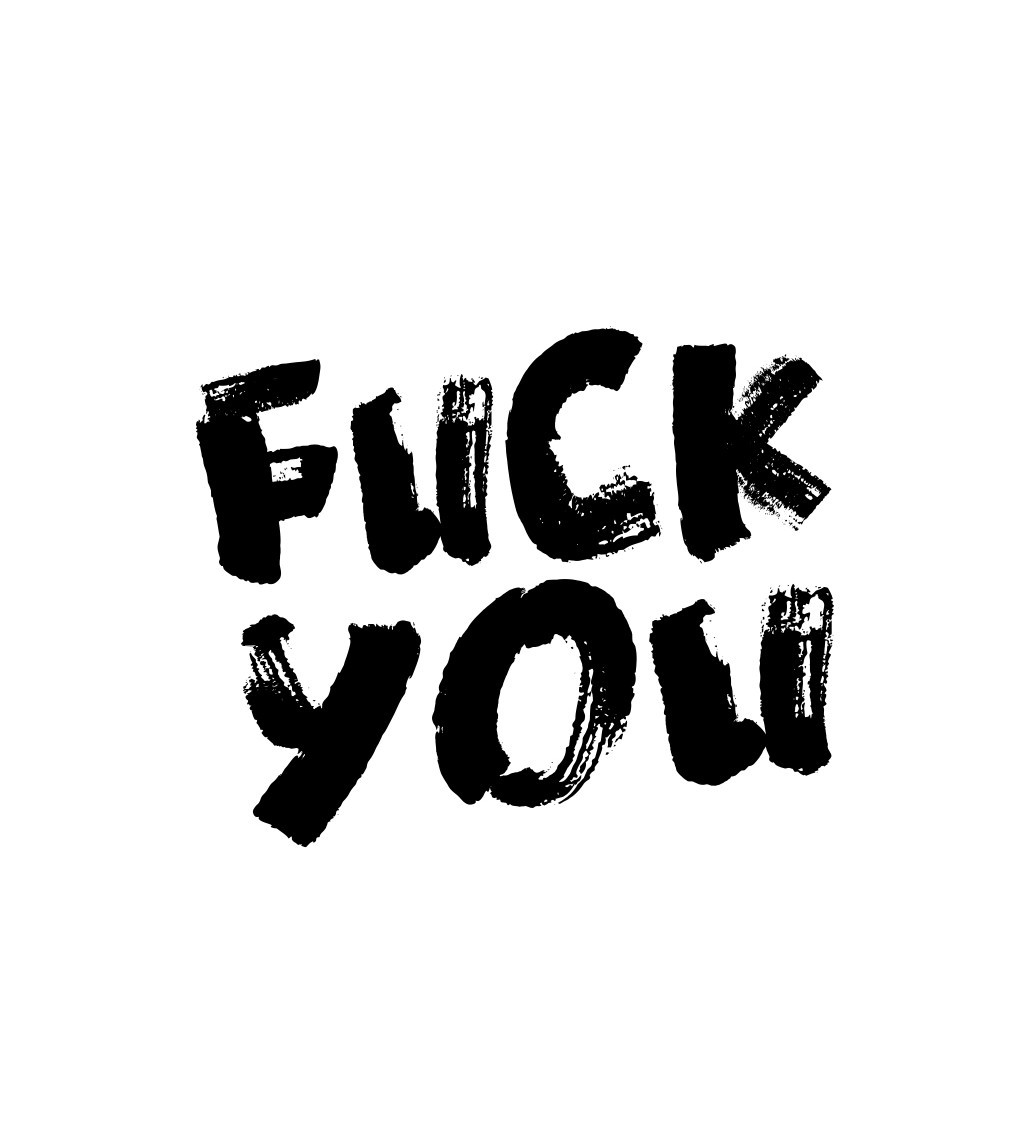 Felvarrható matrica - Fuck you
