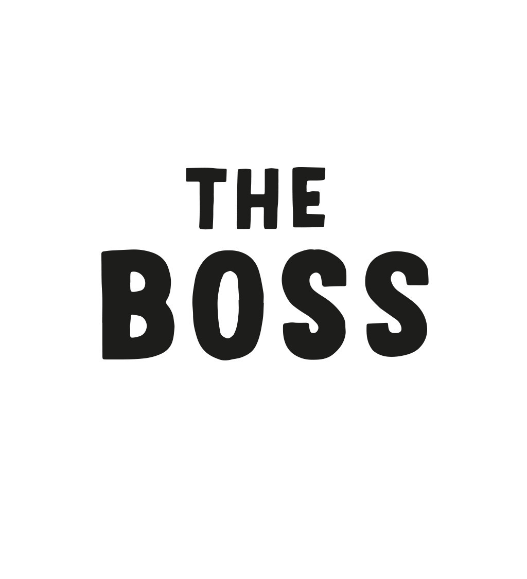 A főnök vasalható felirat