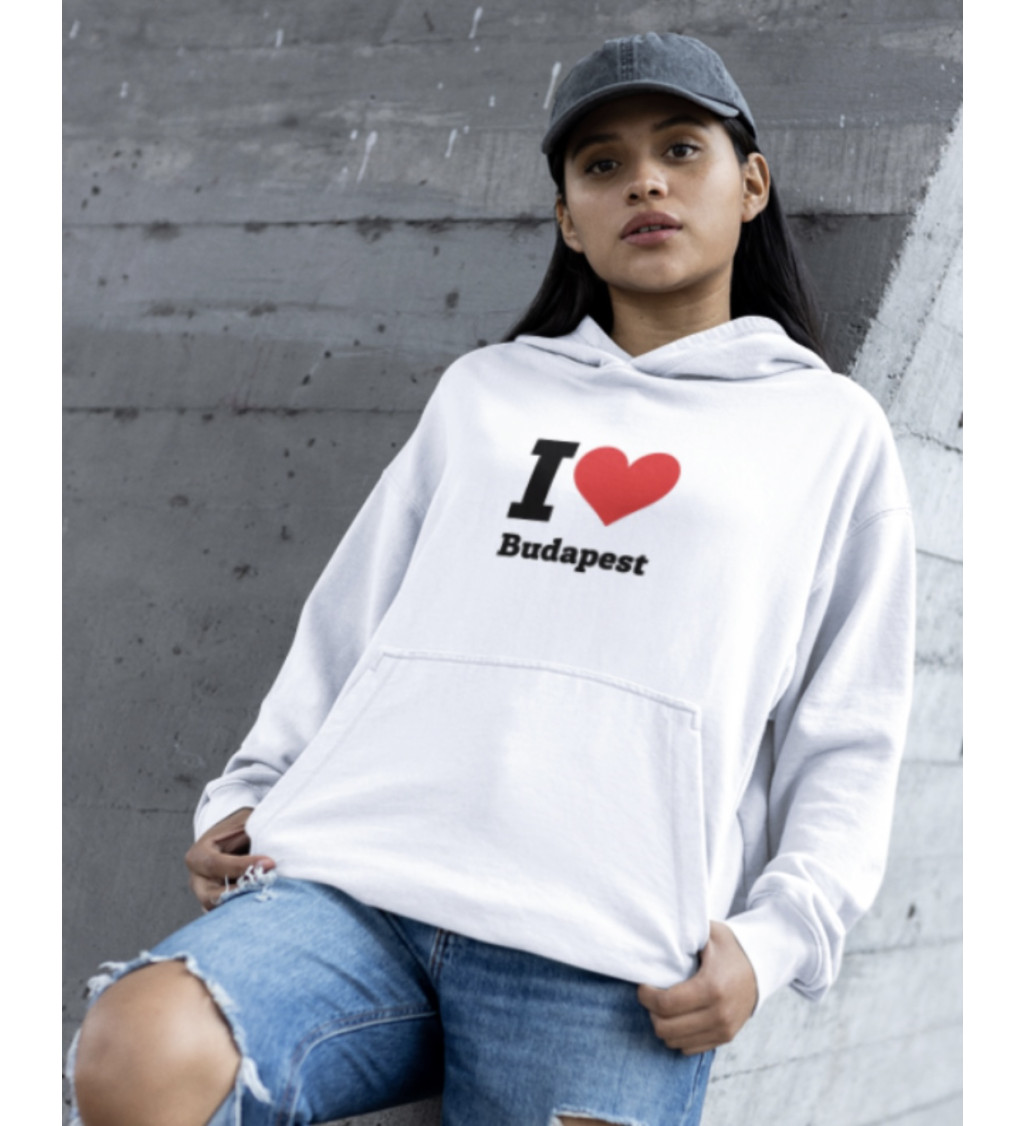 Budapest szerelmes felvasalható matrica