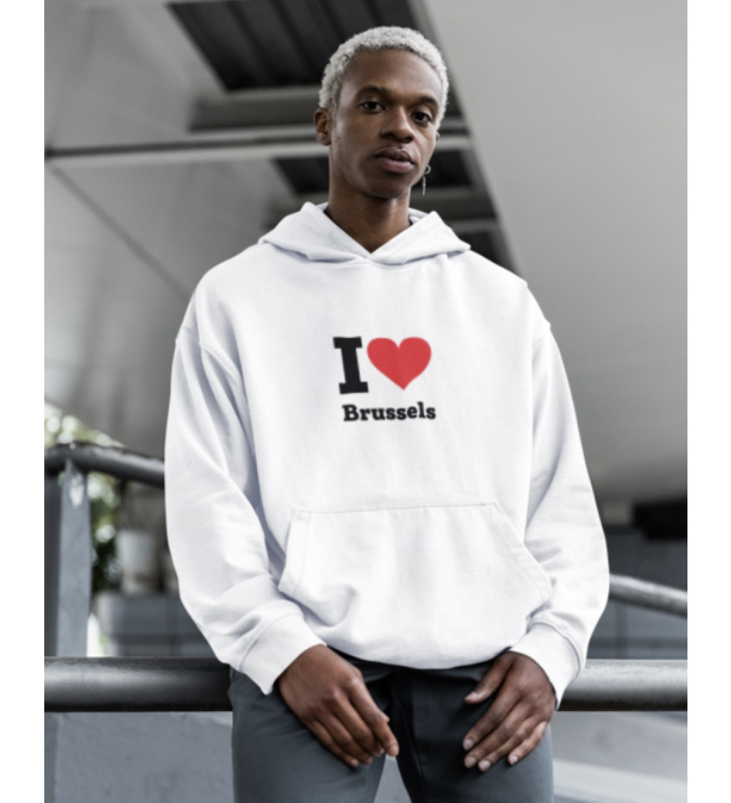 Szeretem Brusszelst felvasalható matrica