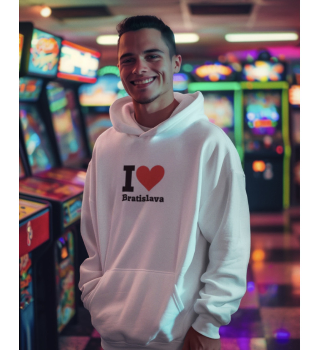 Felvasalható felirat - Imádom Pozsonyt