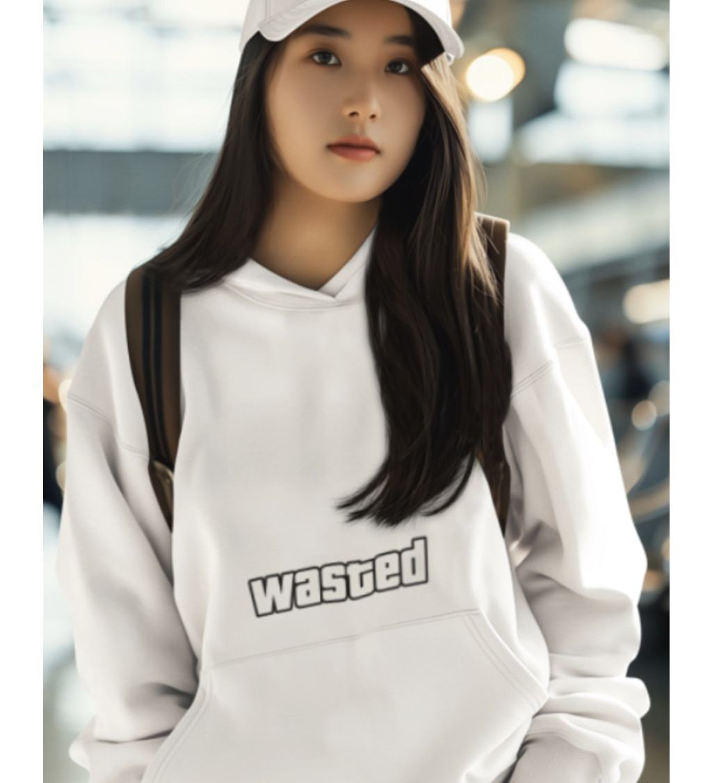 Felvasalható Wasted felirat