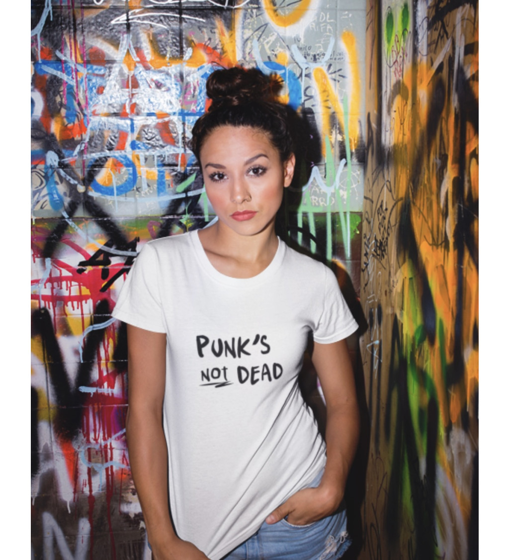 Vasalható felirat - Punks not dead