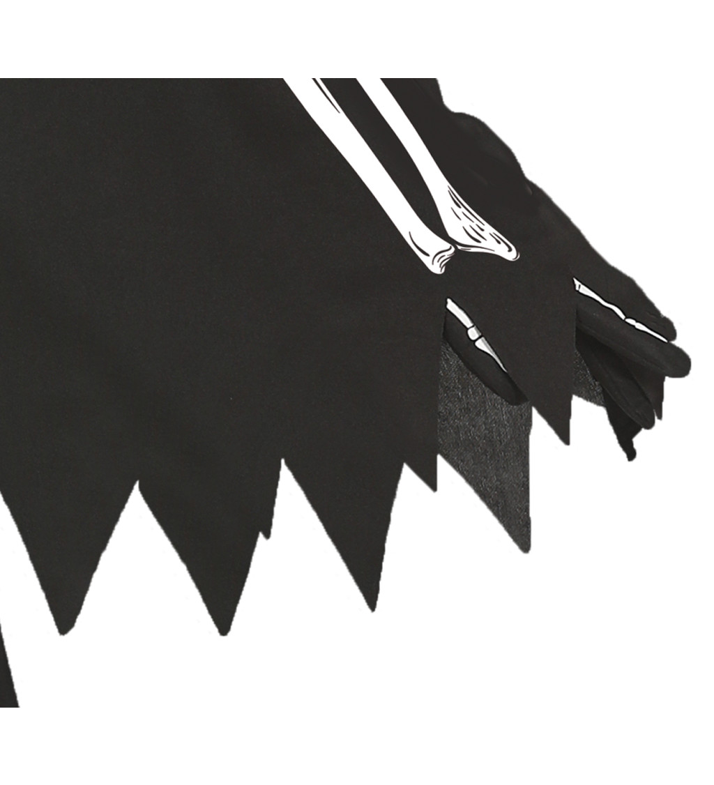 Csontvázas poncsó, női jelmez