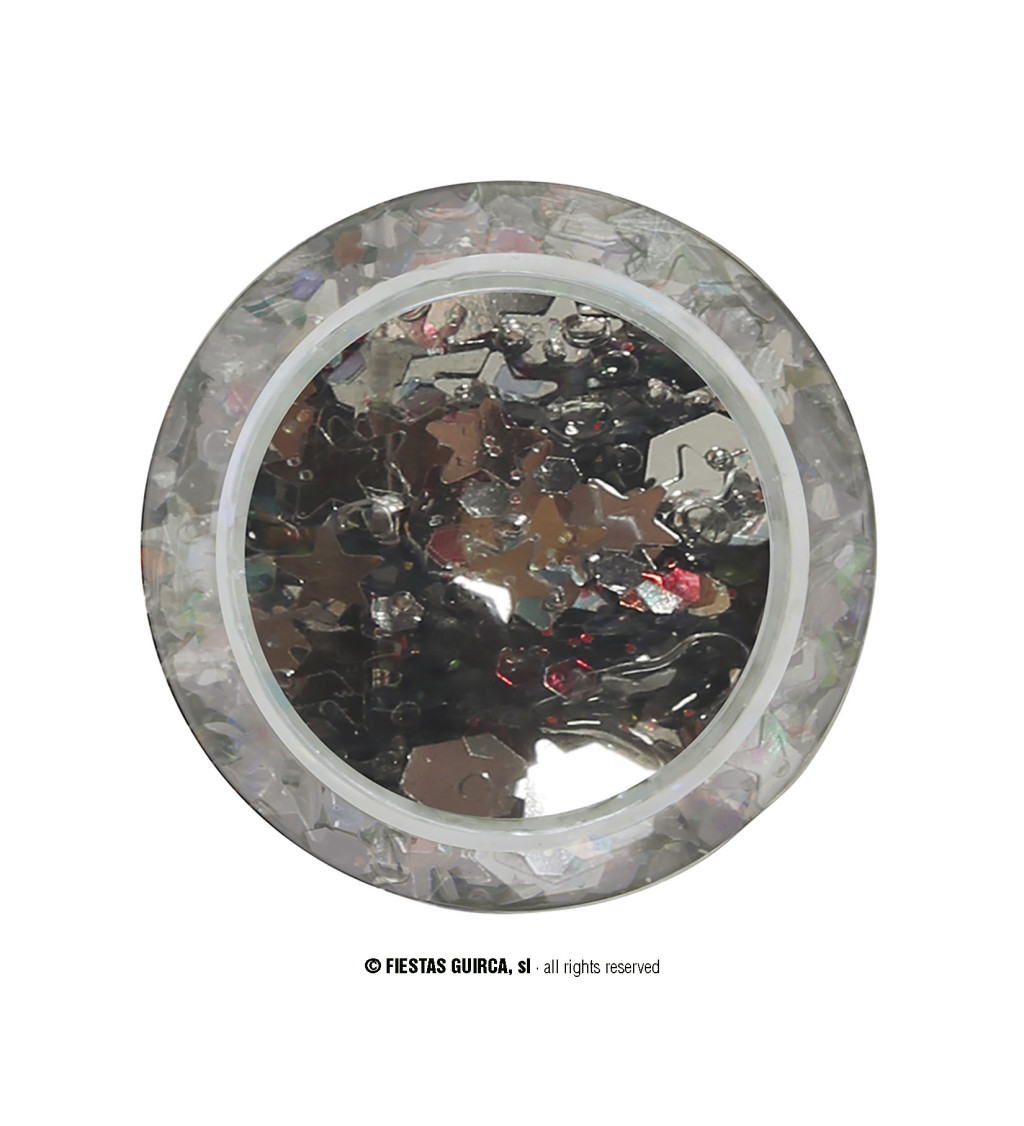 Fekete csillogó dekoráció