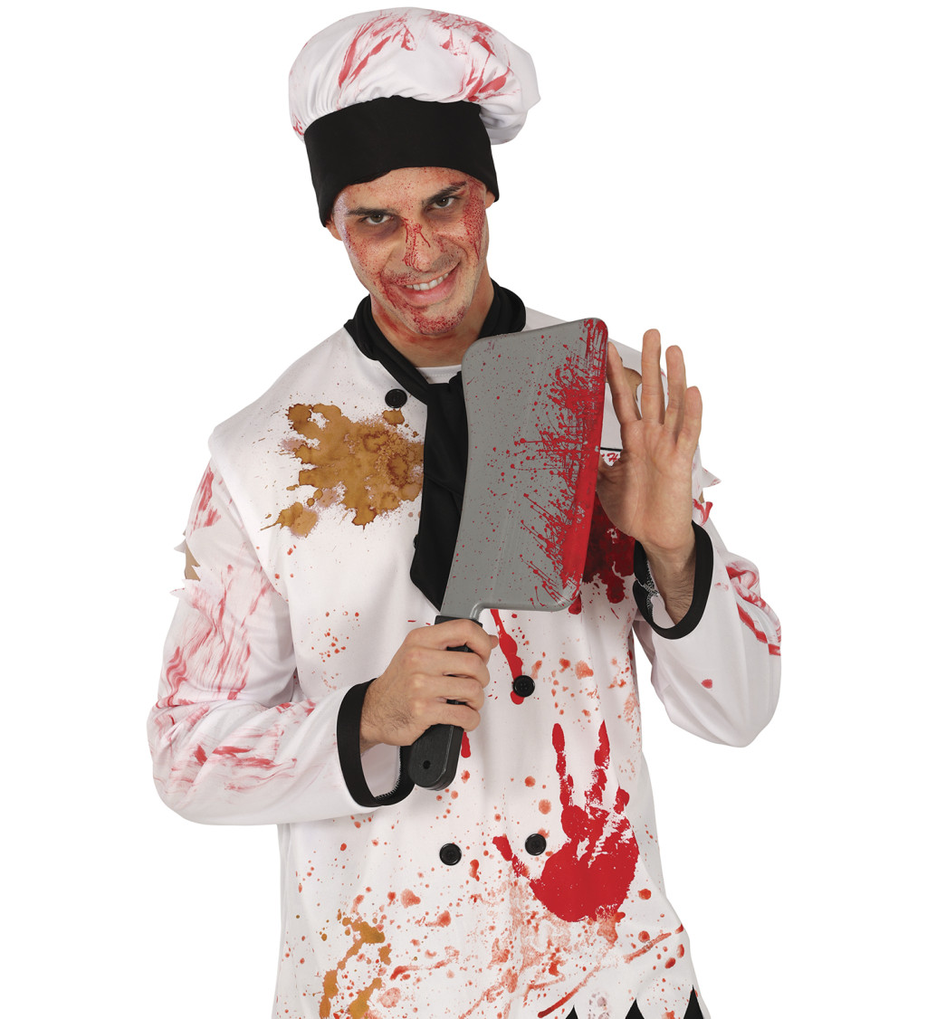 Véres mészáros kés