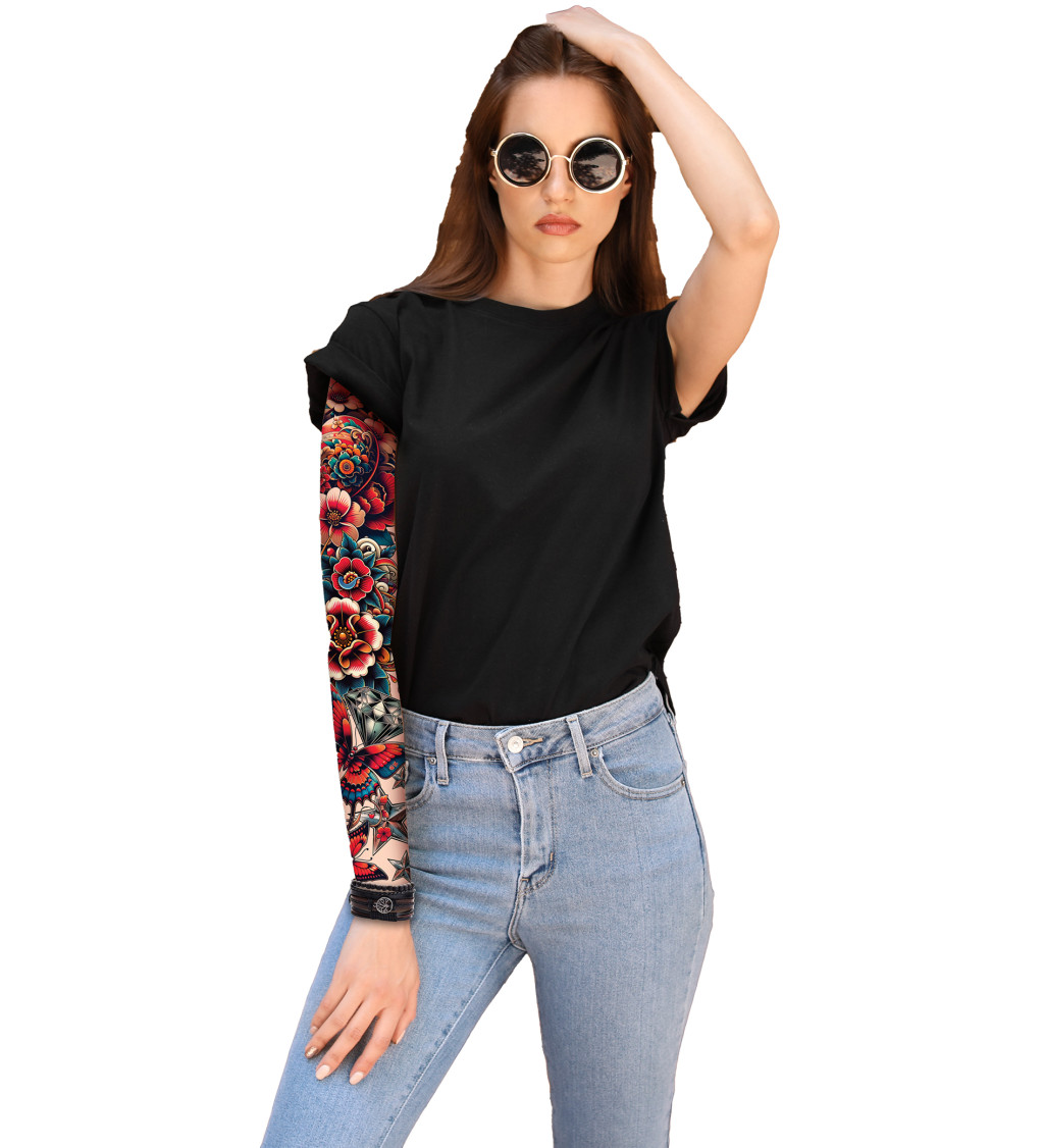 Színes tetoválás - kar