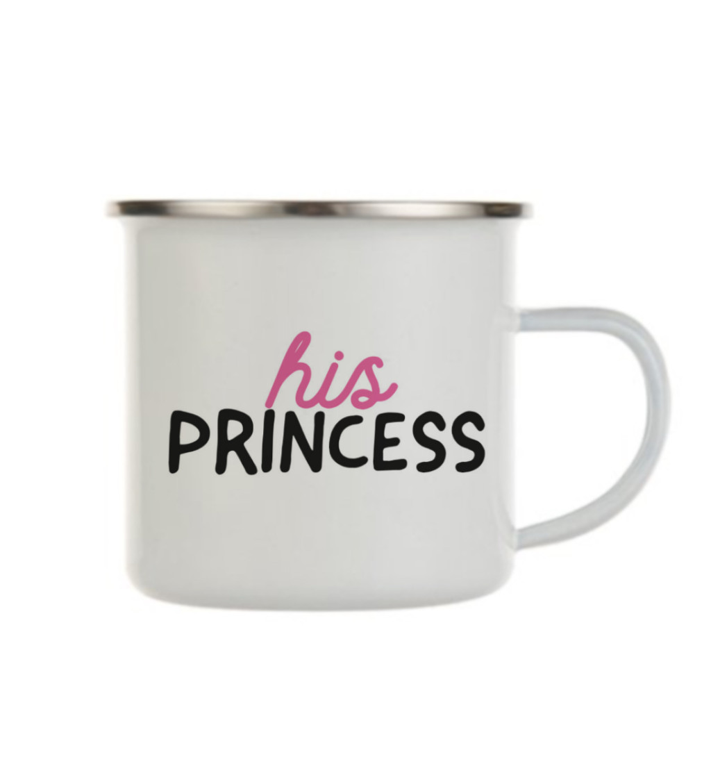 Fehér bögre - His princess