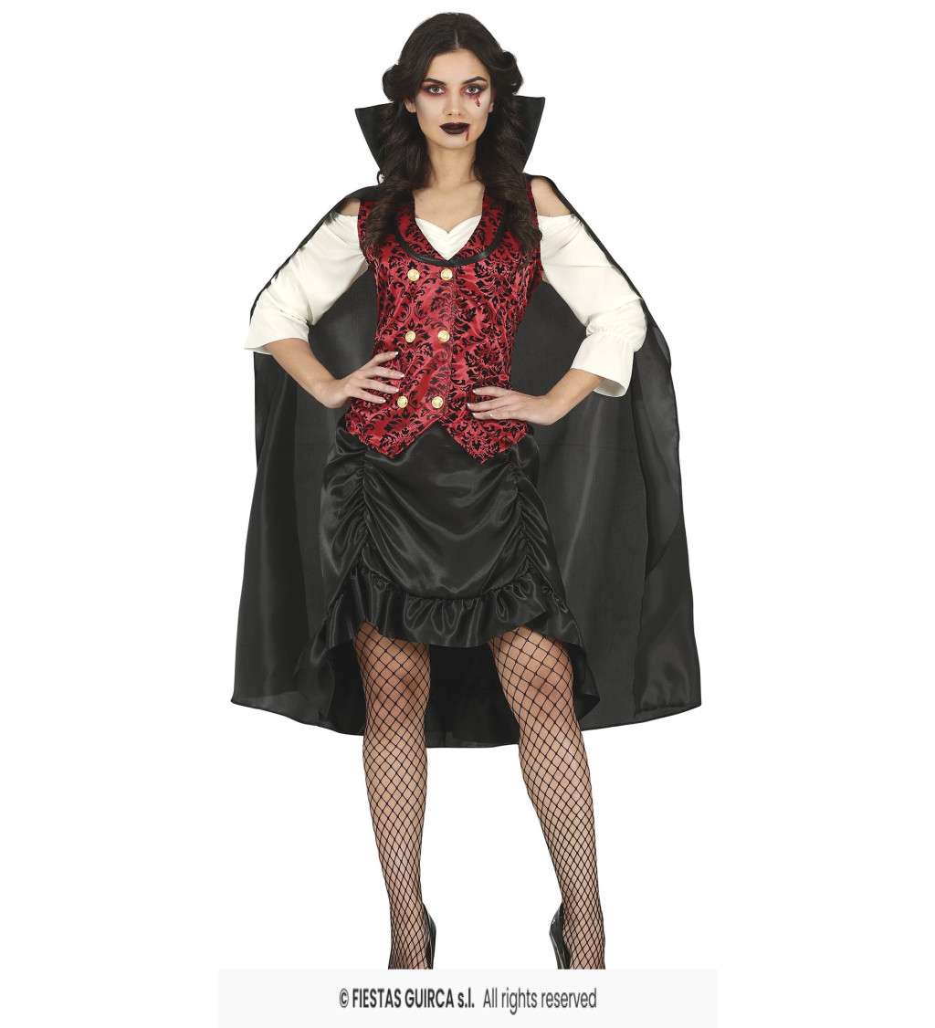 Viktoriánus vámpír, női jelmez