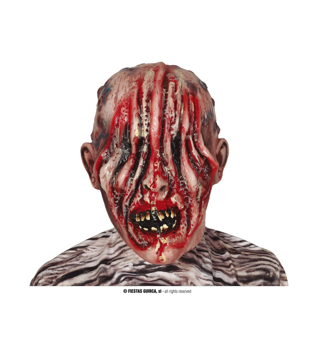 Latex zombi vak maszk