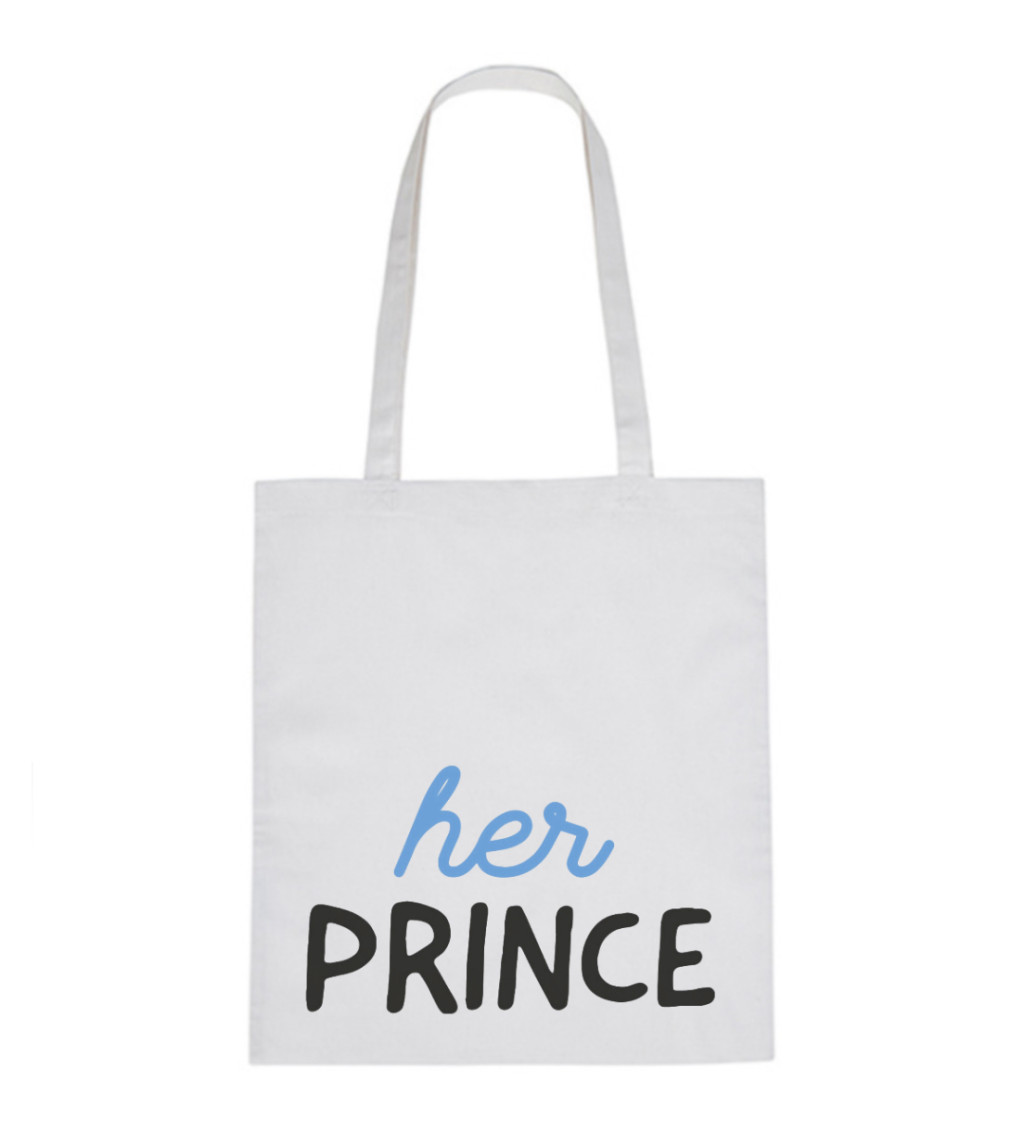 Vászontáska - Herceg, 36x42 cm, fehér