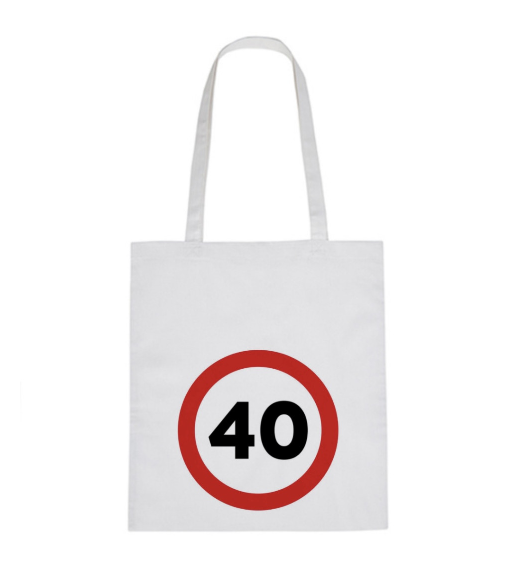 Vászontáska - 40, 36x42 cm, fehér