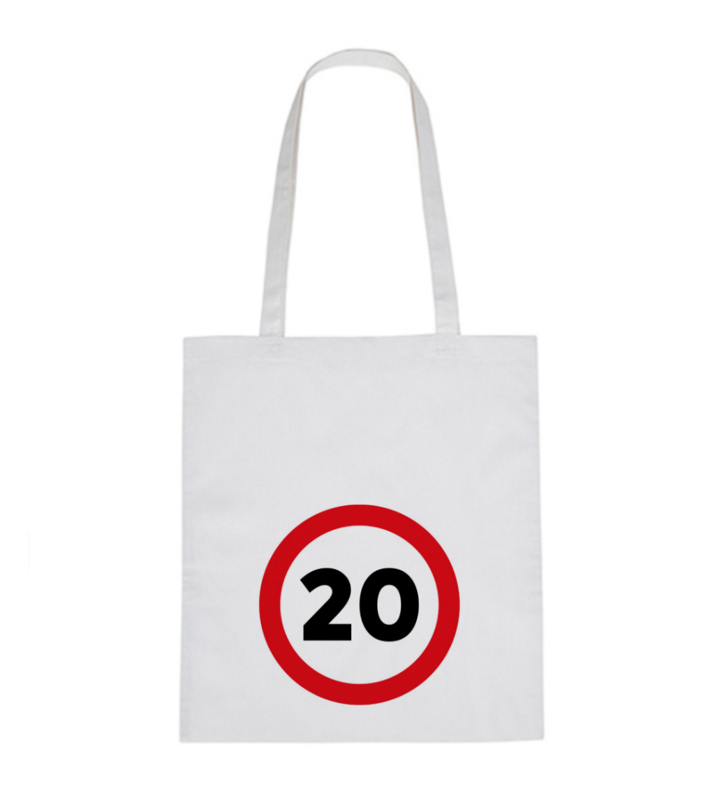 Vászontáska - 20, 36x42 cm, fehér