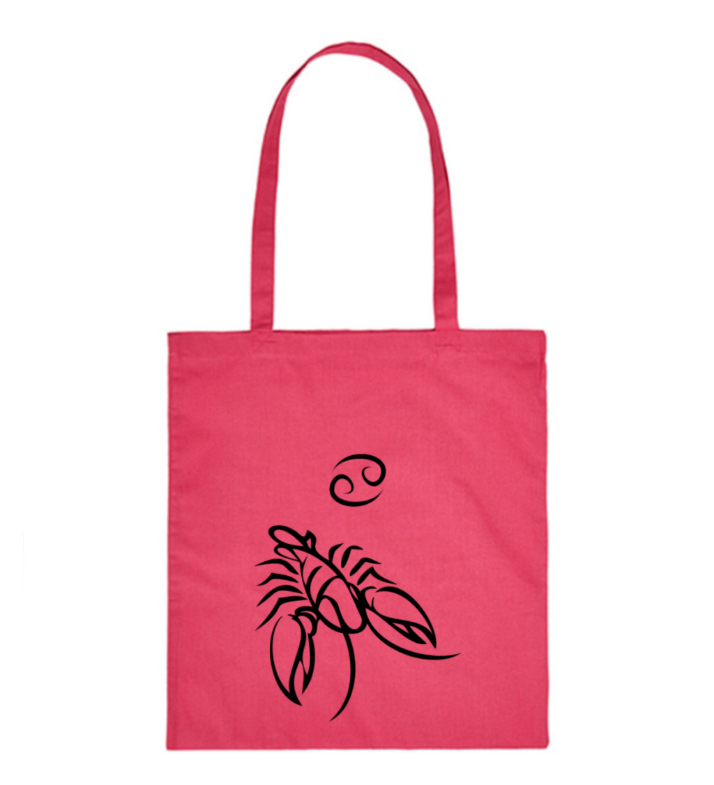 Vászontáska - Sign Cancer, 36x42 cm, fehér