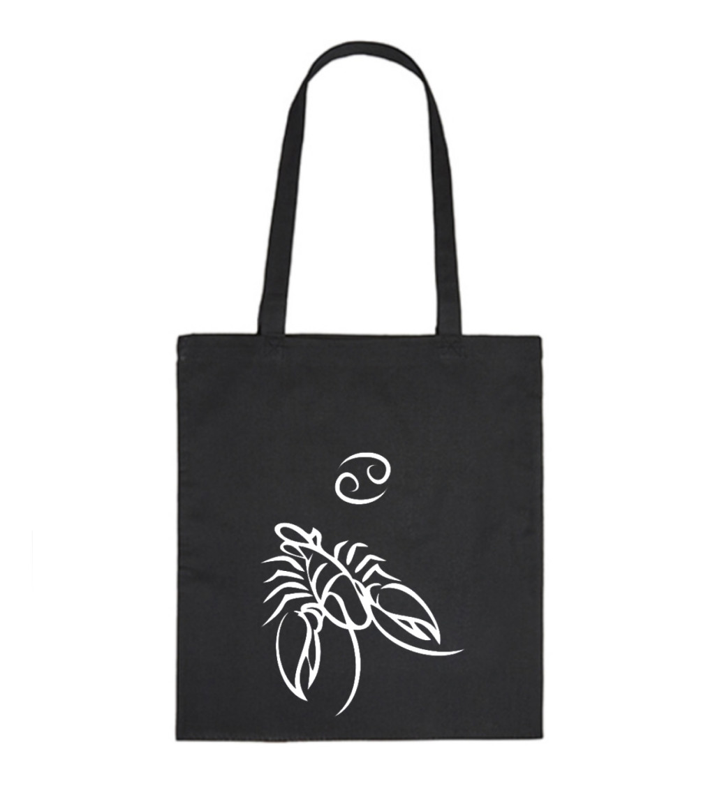 Vászontáska - Sign Cancer, 36x42 cm, fehér