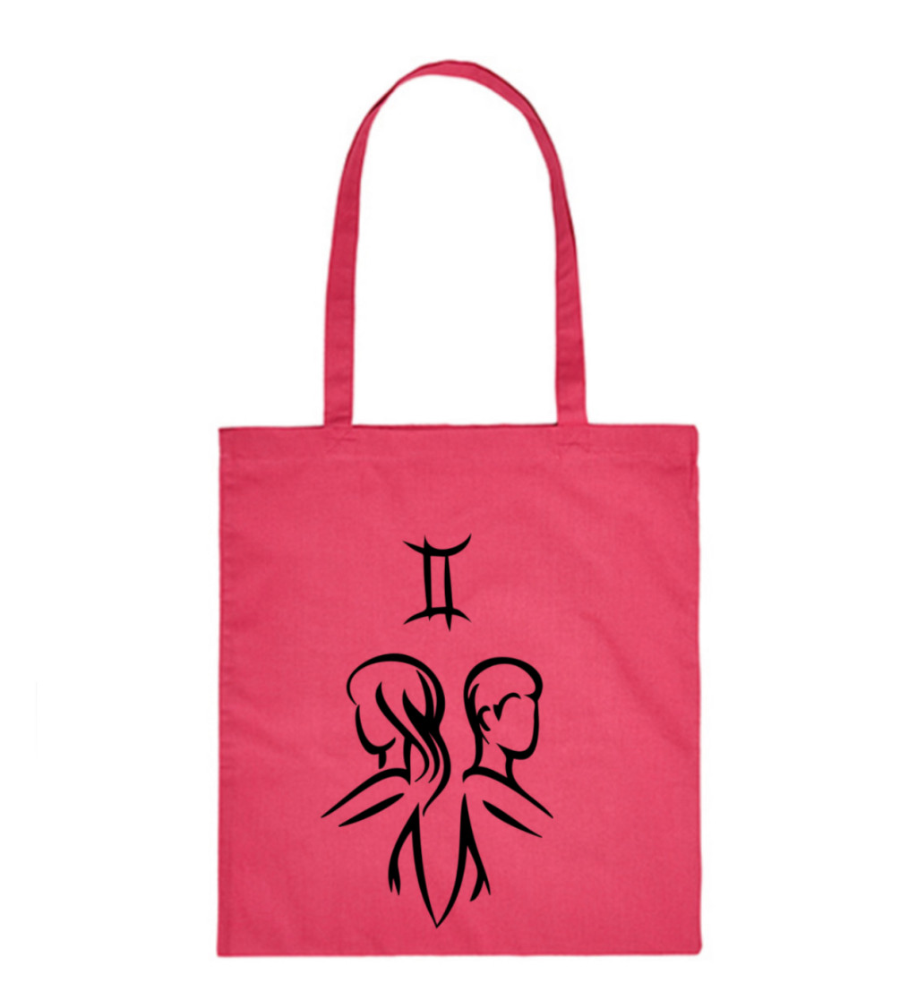 Vászontáska - Sign Gemini, 36x42 cm, fehér