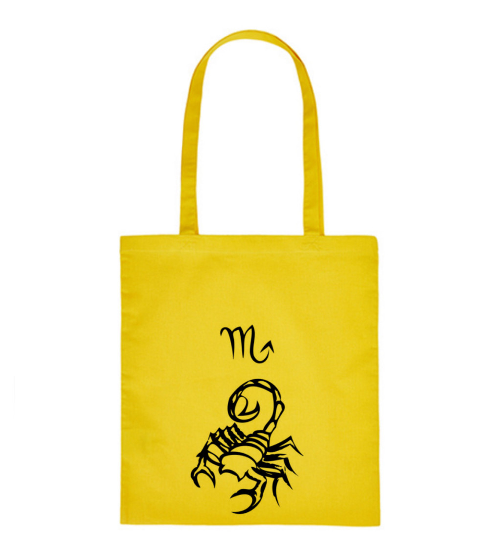 Vászontáska - Sign Scorpio, 36x42 cm, fehér