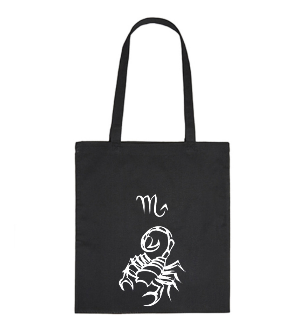 Vászontáska - Sign Scorpio, 36x42 cm, fehér
