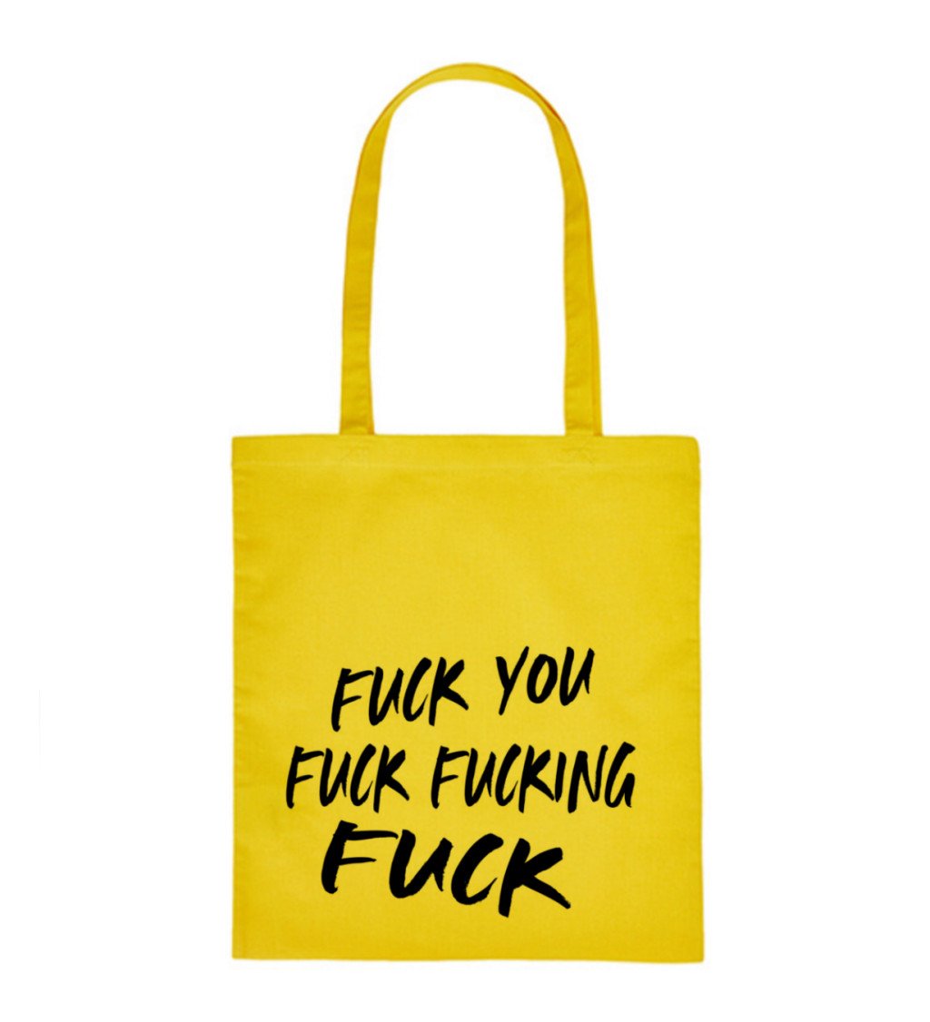 Vászontáska - Kibaszott, 36x42 cm, fehér