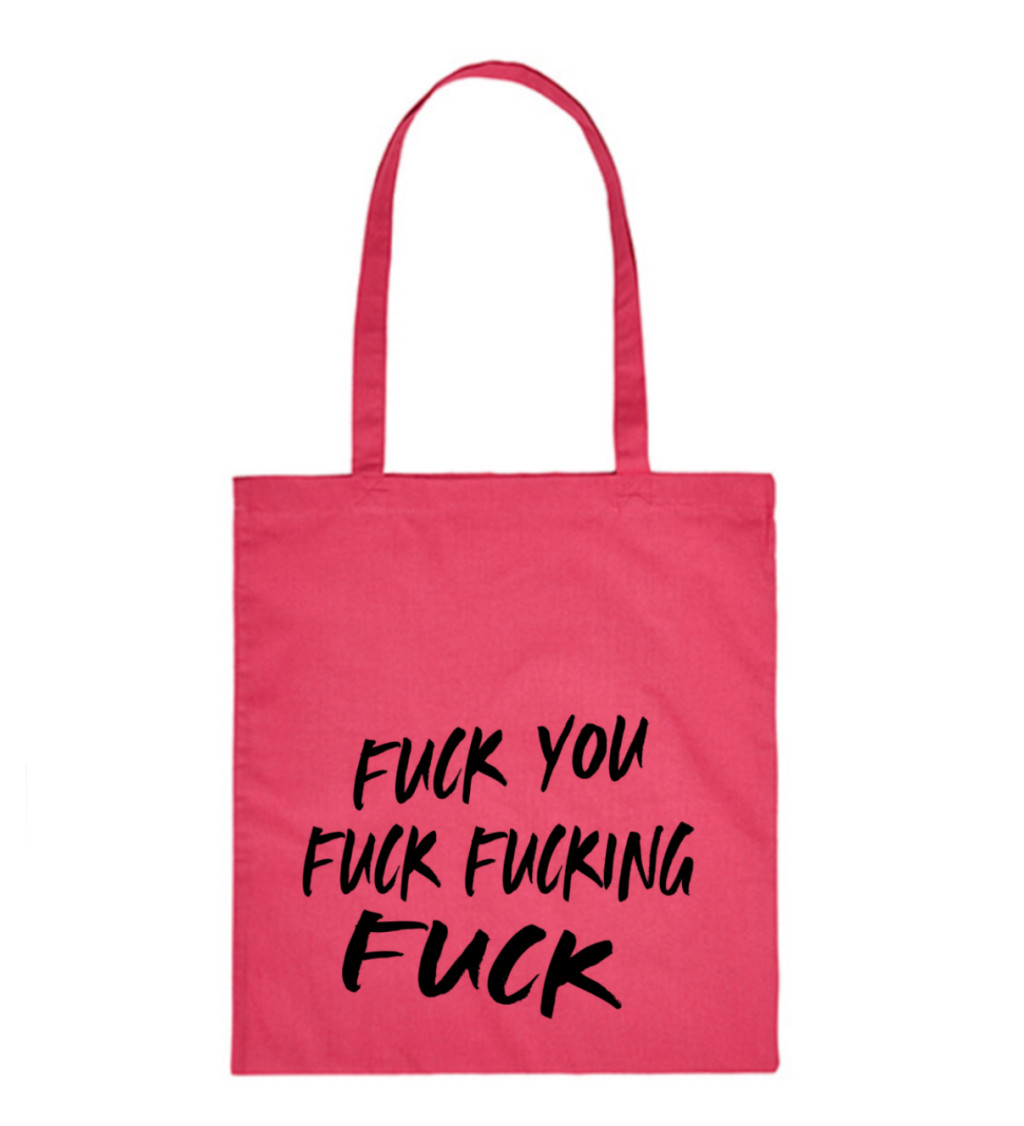 Vászontáska - Kibaszott, 36x42 cm, fehér