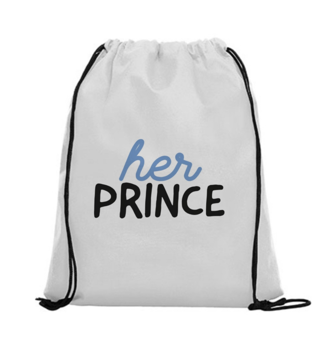 Hátizsák - Her Prince, 36x42 cm, fekete