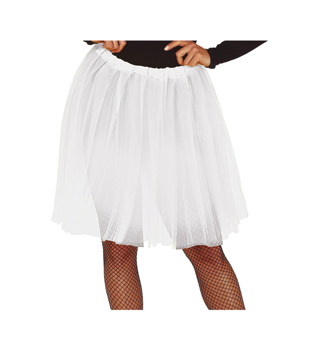 Fehér tüll szoknya 60 cm