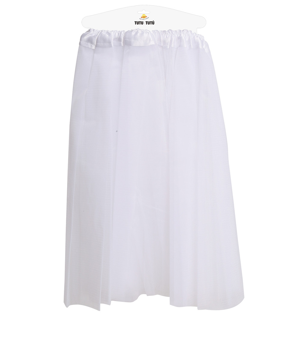 Fehér tüll szoknya 60 cm