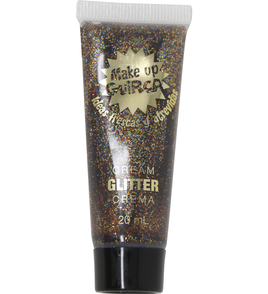 Csillogó krémszínű smink