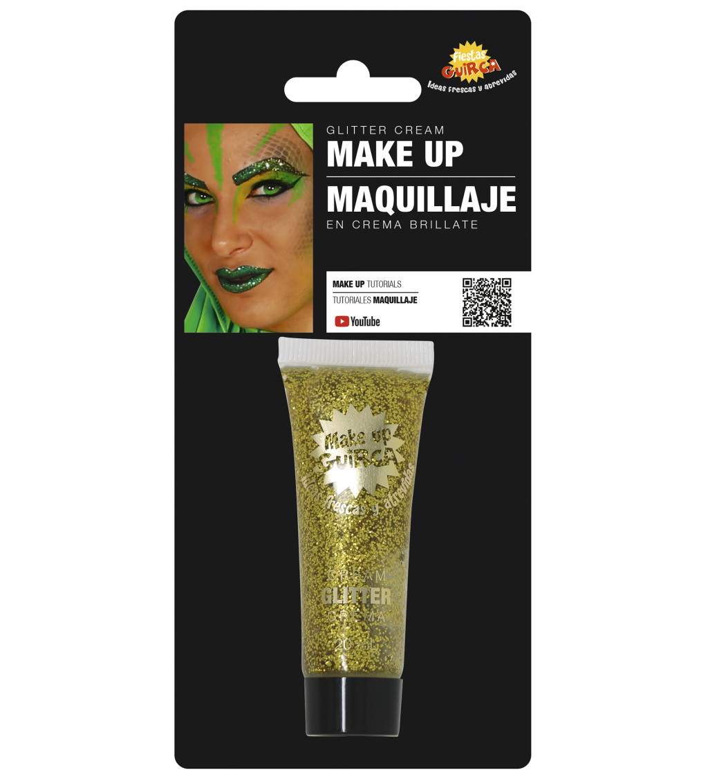 Csillogó krém smink arany