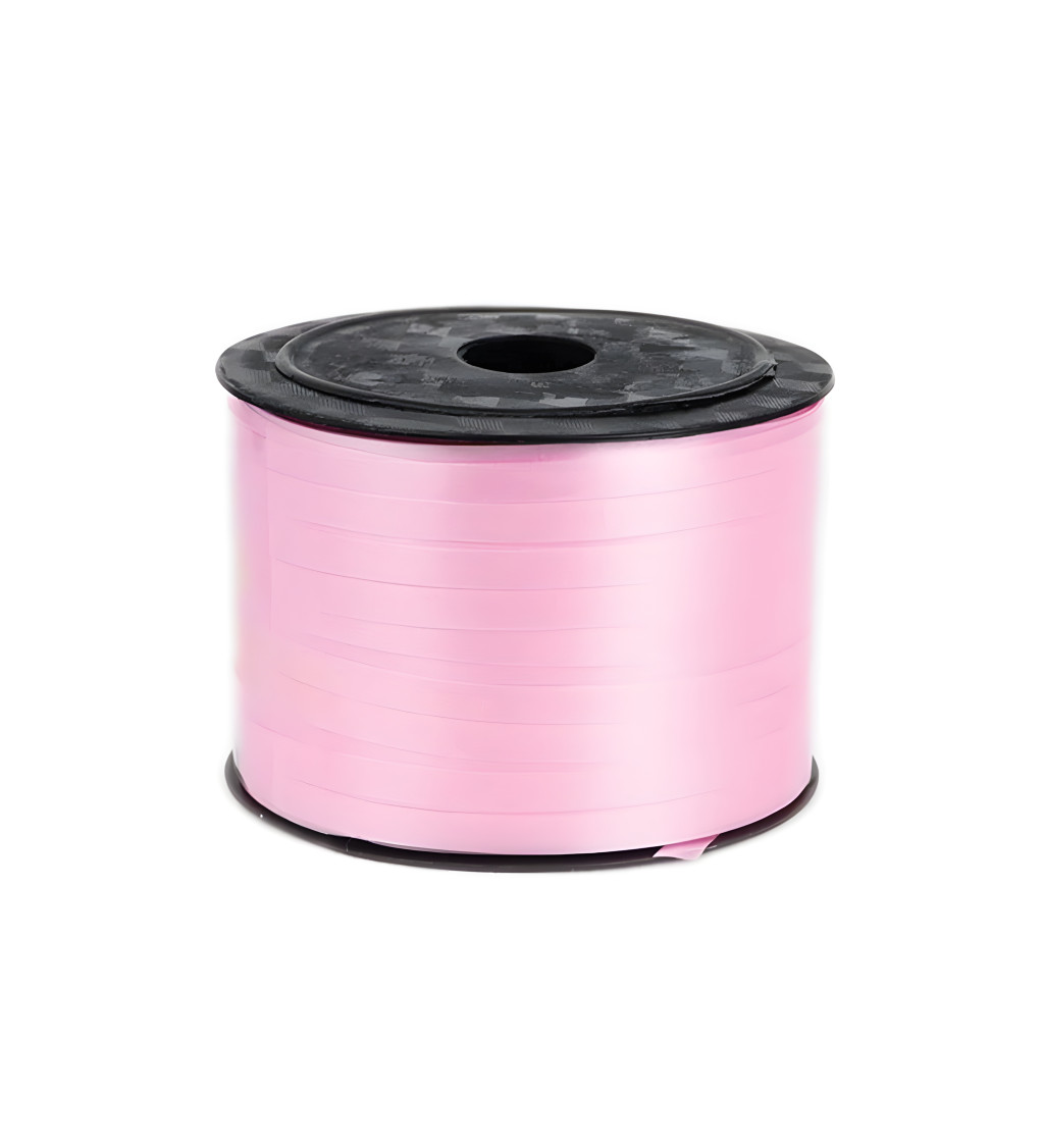 Léggömb szalag - rózsaszín, 90m