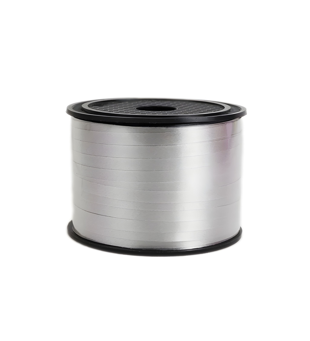 Léggömb szalag - Ezüst, 90m