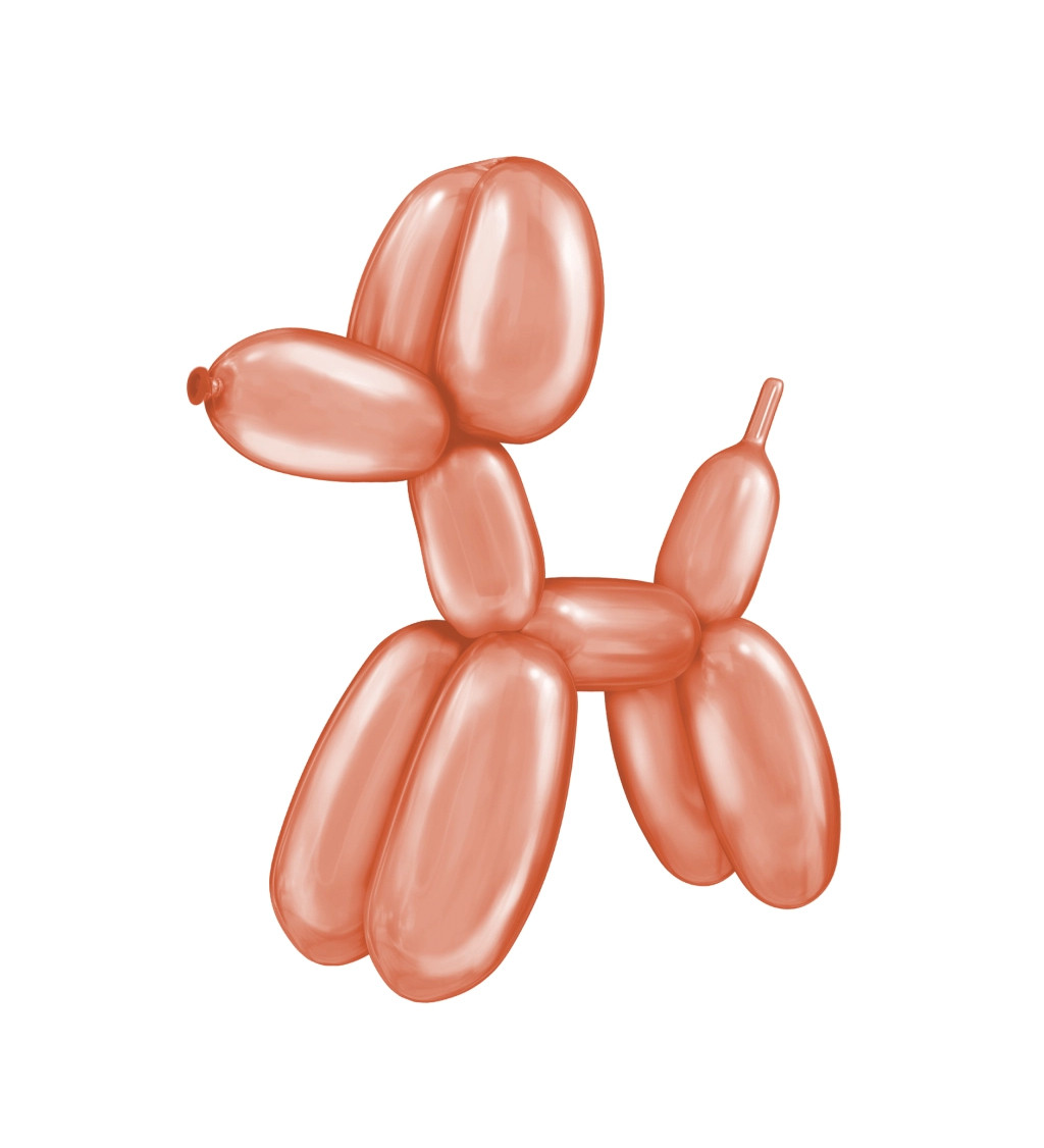Modellező lufi - Rose gold