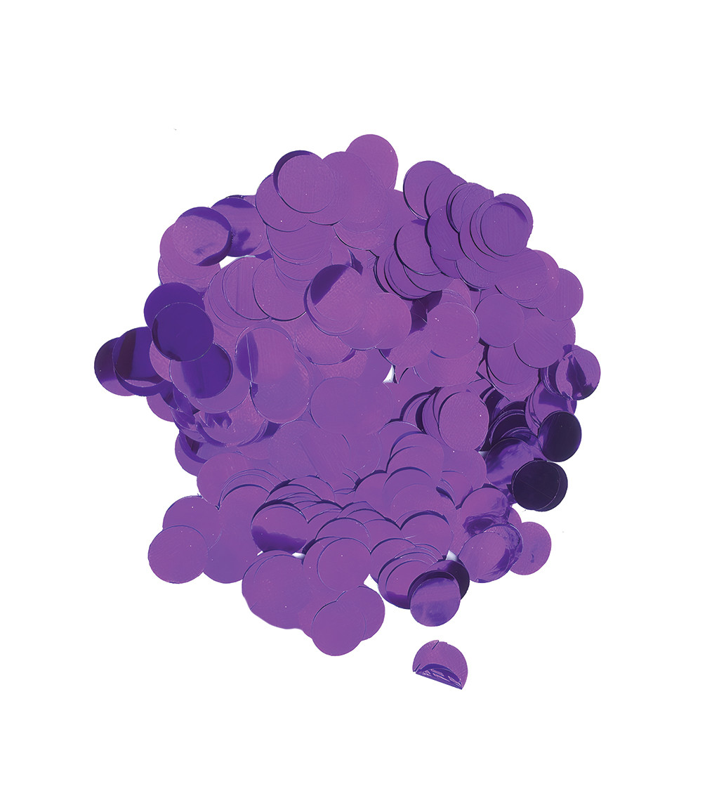 Fémes konfetti - Lila