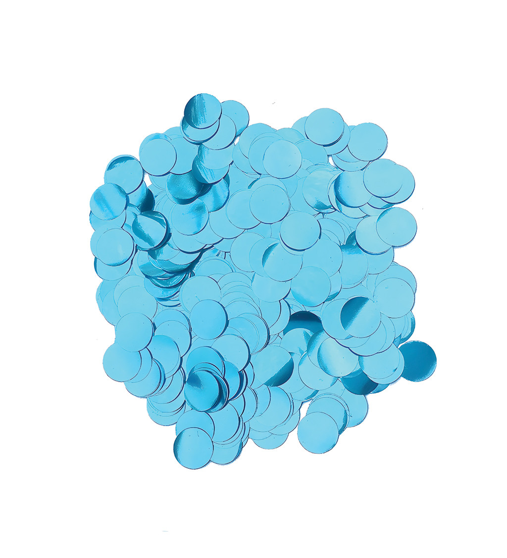 Fémes konfetti - Világoskék