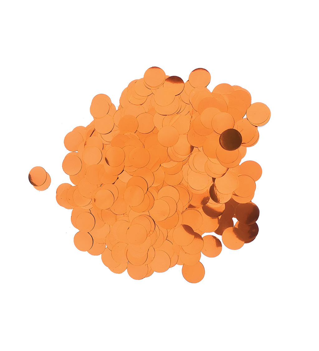 Fém konfetti - Narancs