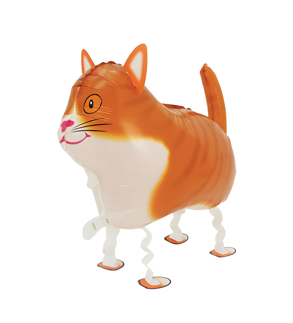 Sétáló léggömb - Vörös macska