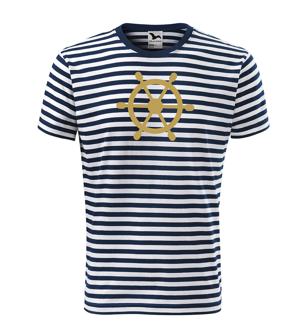 Férfi matróz póló kormánylapát motívummal