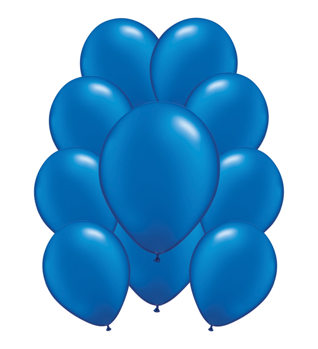 Pasztell latex léggömbök - matt kék