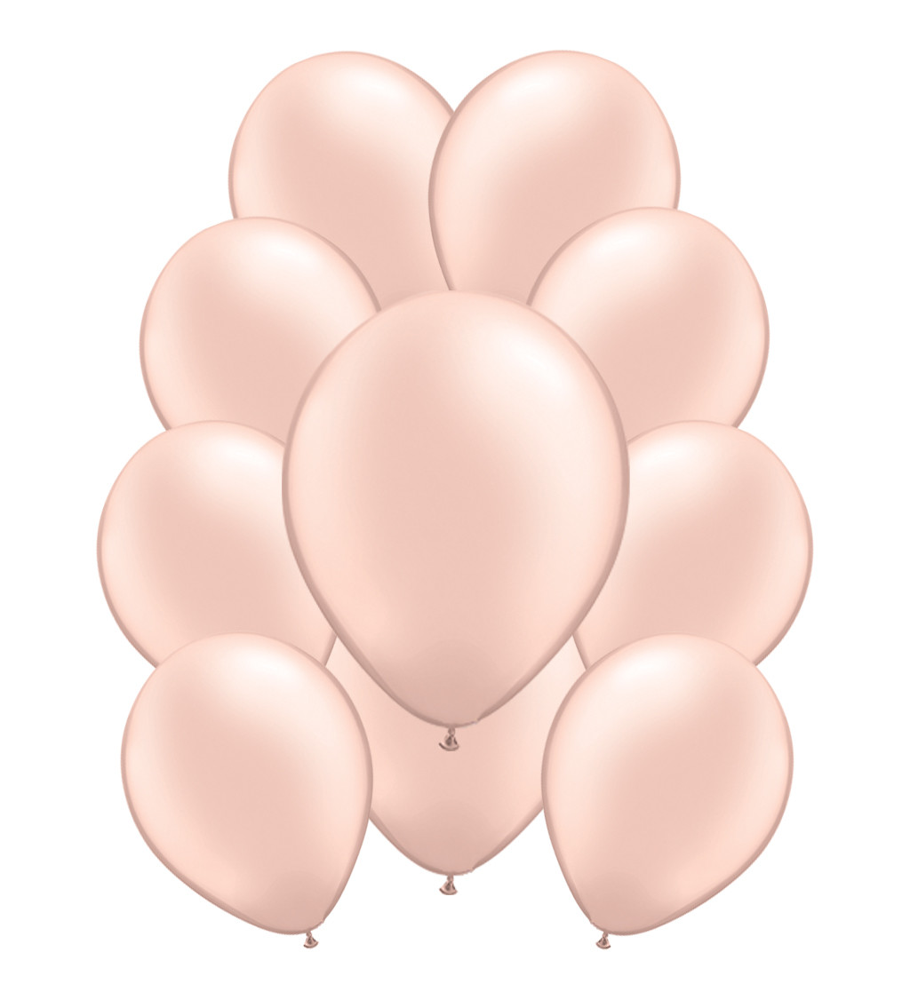 Pasztell latex léggömbök - Barack narancs