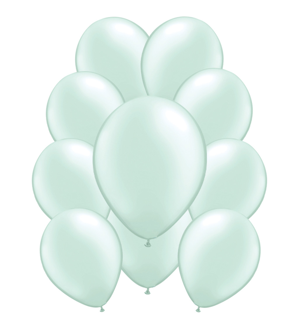 Pasztell latex léggömbök - baba zöld