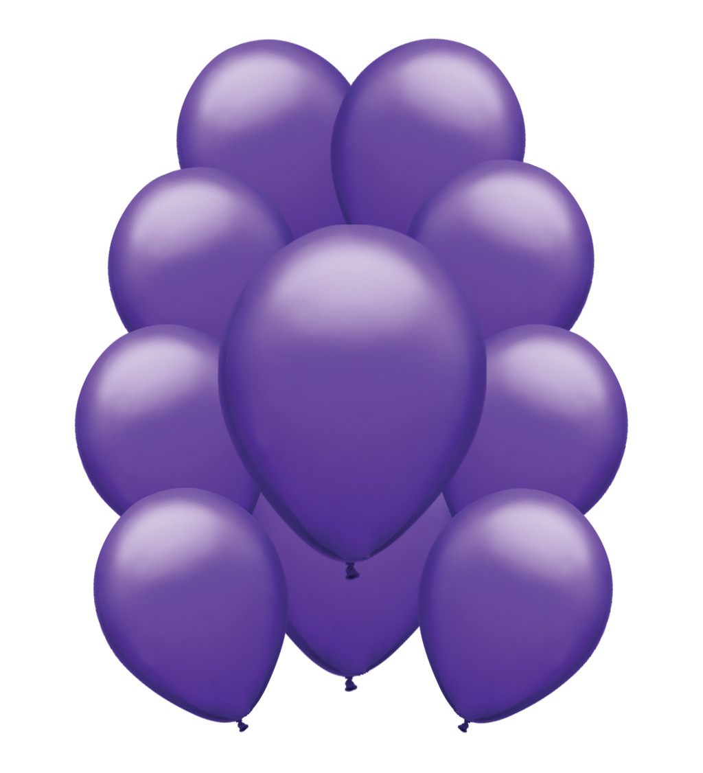 Pasztell latex léggömbök - Sötétlila