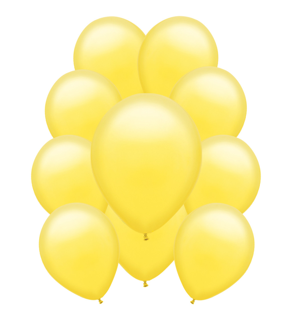 Pasztell latex léggömbök - Sárga