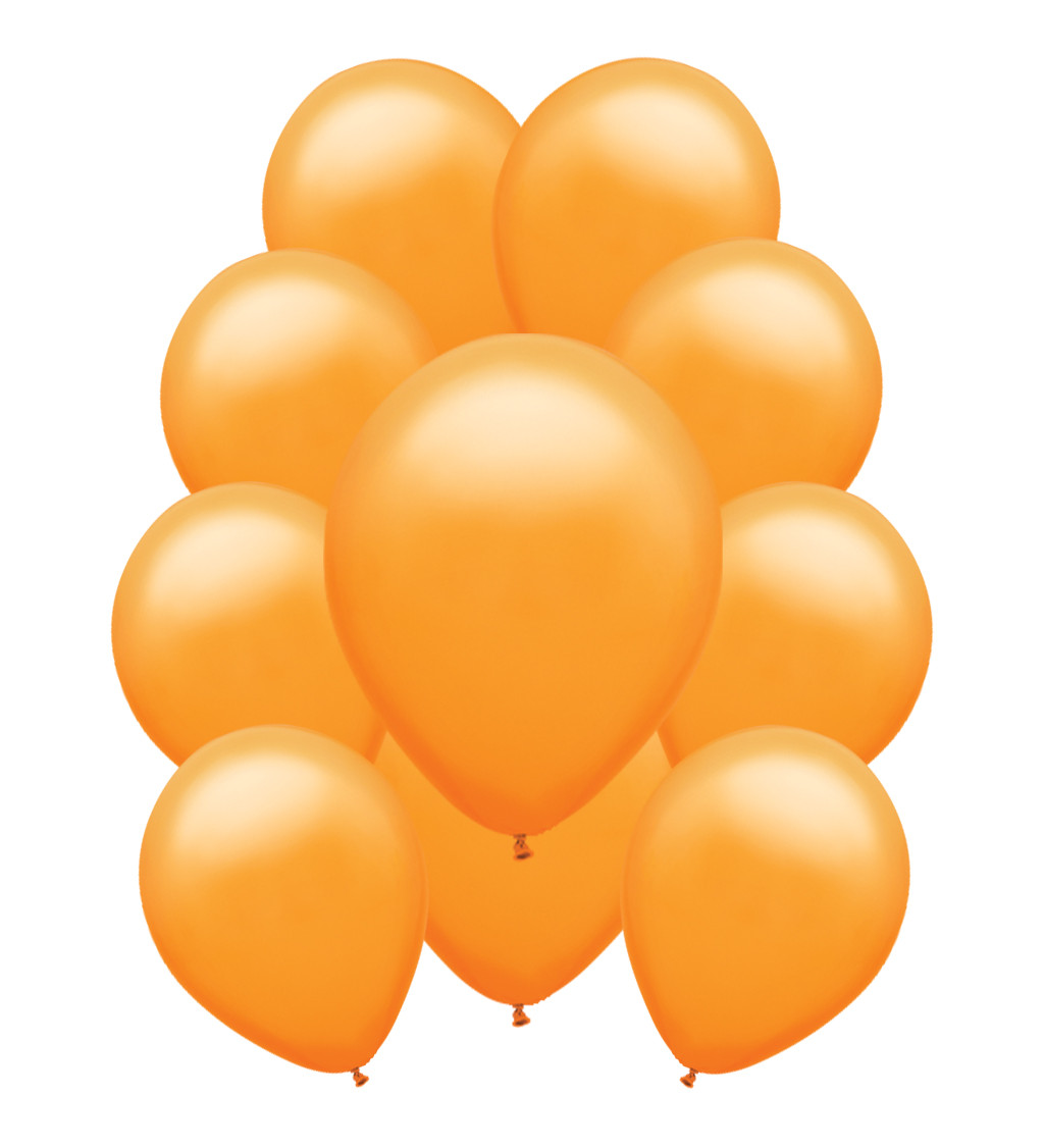 Pasztell latex léggömbök - narancs