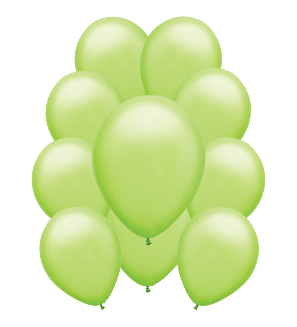 Pasztell latex léggömbök - Világoszöld