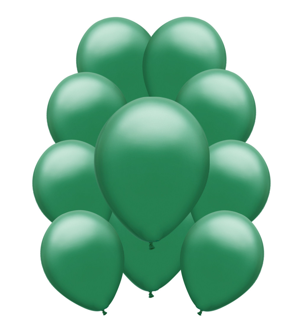 Pasztell latex léggömbök - Sötétzöld