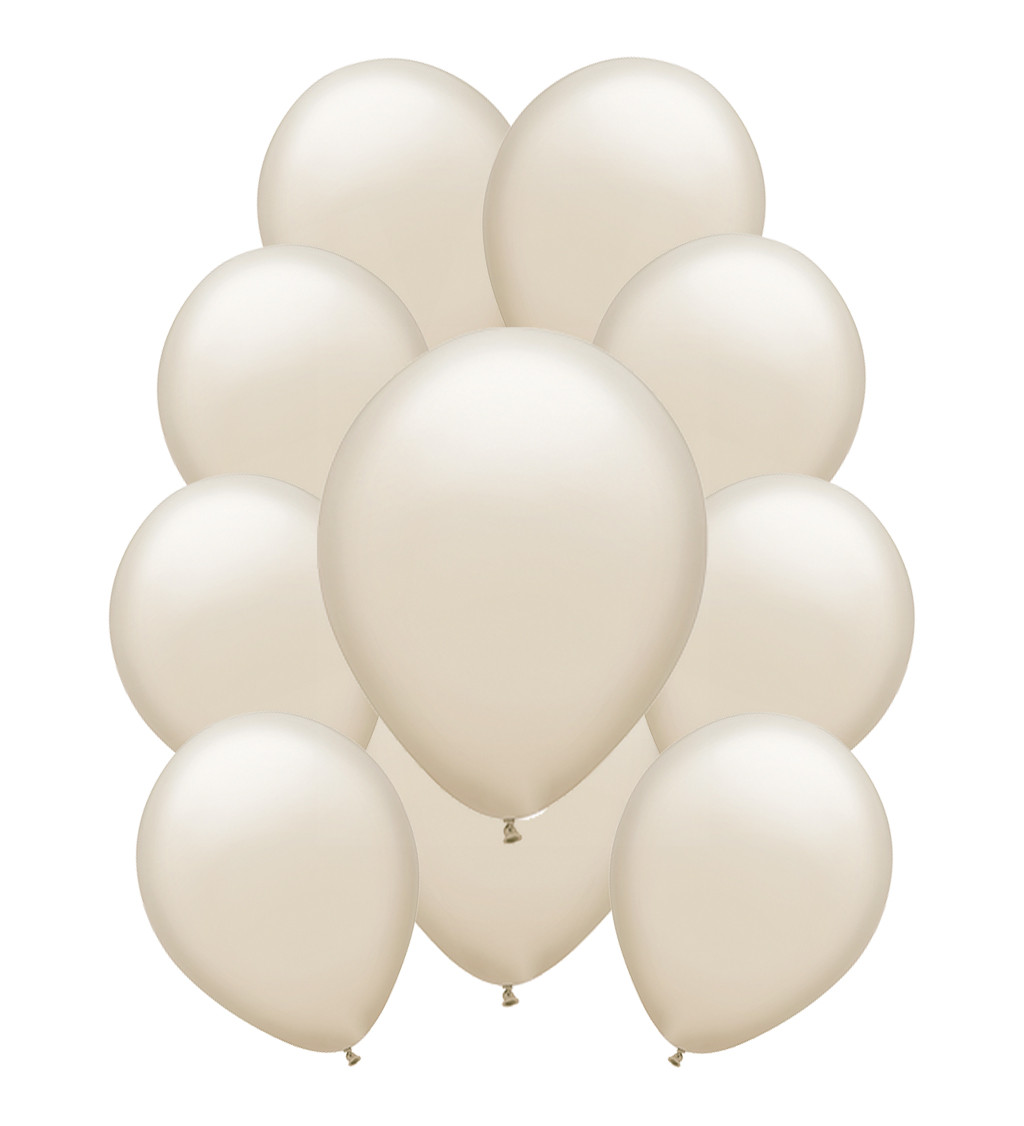 Fém latex léggömbök - Homok