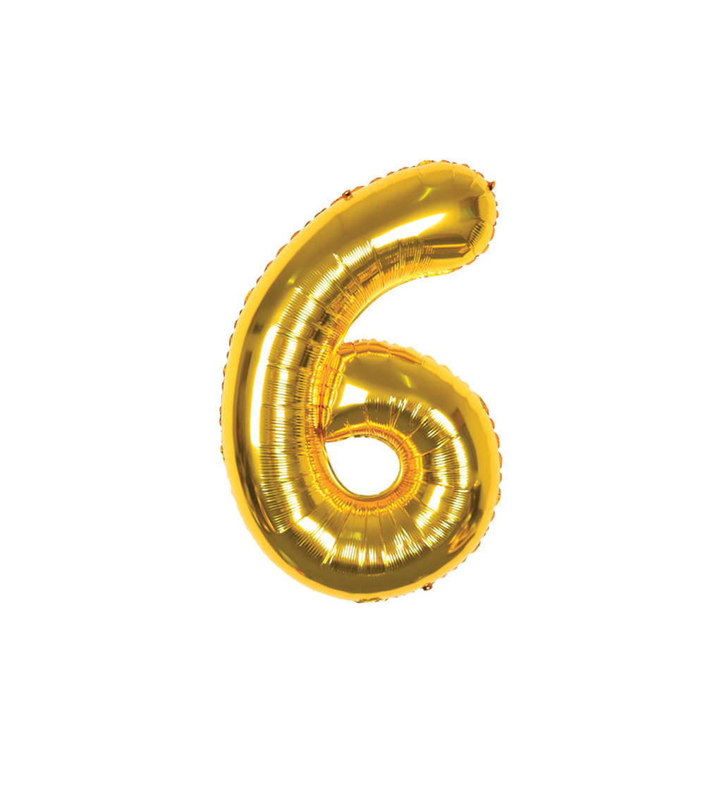 Fólia lufi - 6-os szám arany