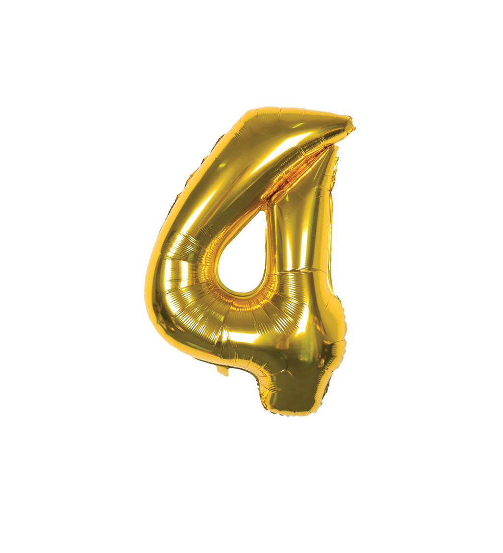Fólia lufi - 4-es szám arany