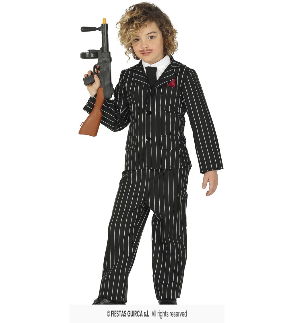 Gyermek gengszter jelmez