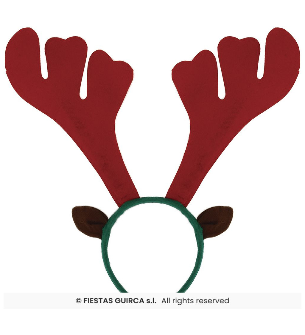 Rénszarvas fejpánt harangokkal